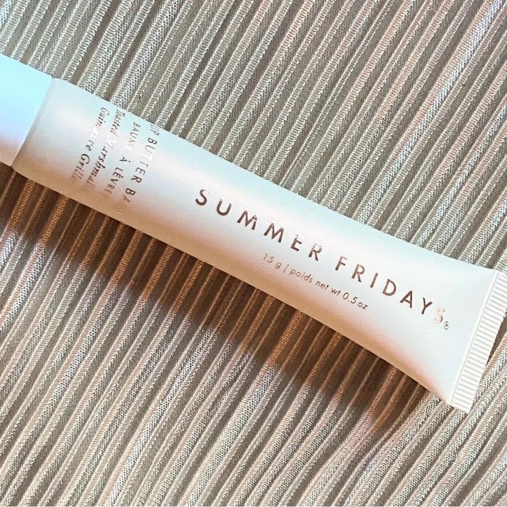 SUMMER FRIDAYS Lip Butter Balm TOASTED MARSHMALLOW full size 0.5oz limited ed